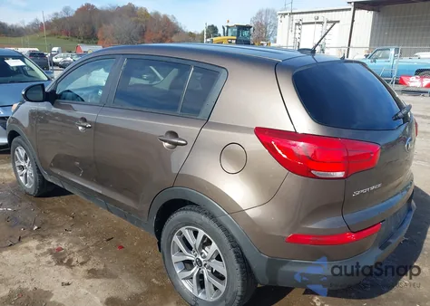 2015 Kia Sportage Lx from USA, damaged, VIN KNDPBCAC2F7697982